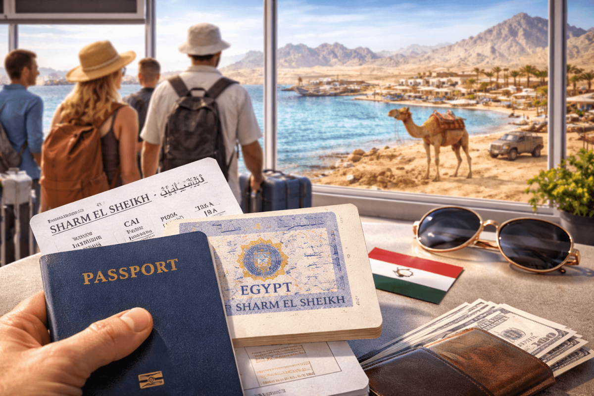 Wiza do Egiptu – Sharm El Sheikh i Taba: Zasady wjazdu, Sinai Stamp i pełny przewodnik 2026