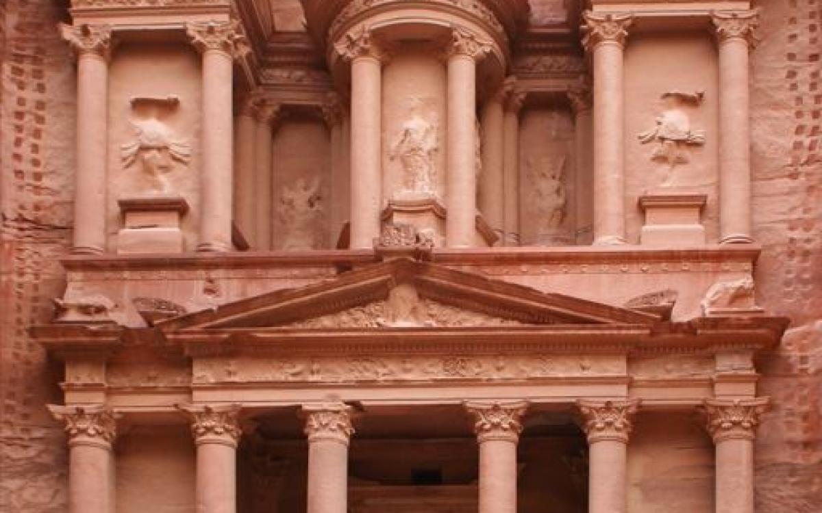 Петра на пароме из Дахаба